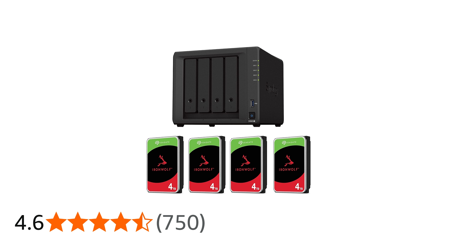 Amazon.co.jp: 【NAS HDDセット】Synology DS923+ & Seagate HDD [4