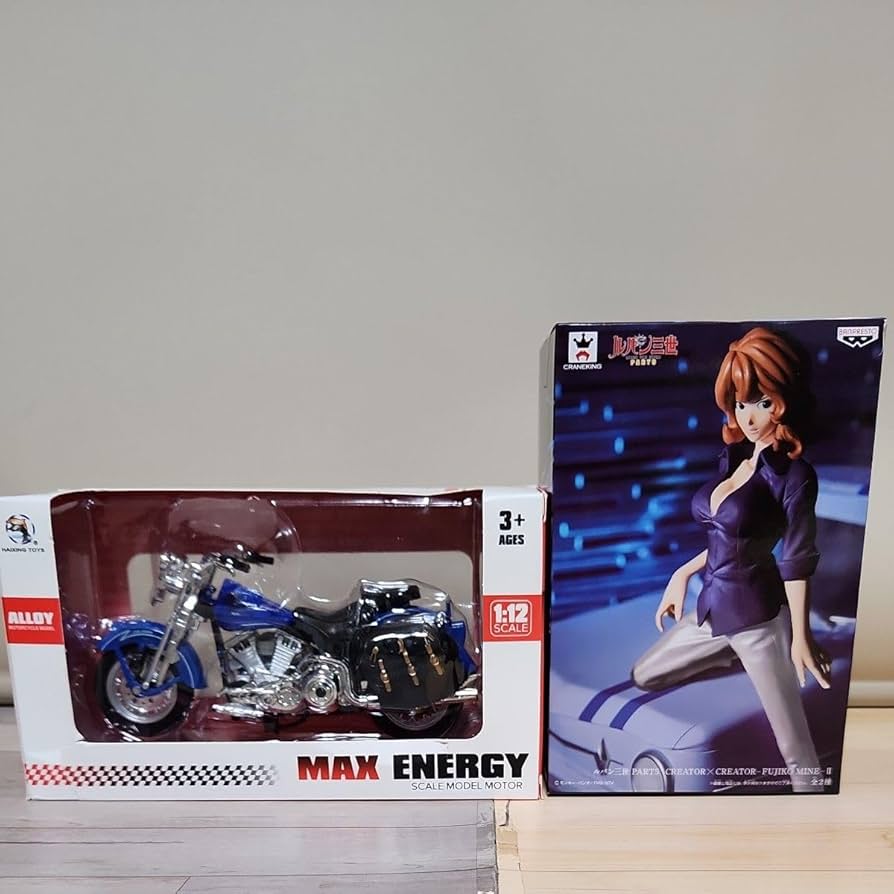 Amazon.co.jp: ルパン三世 峰不二子フィギュア&1/12バイクセット