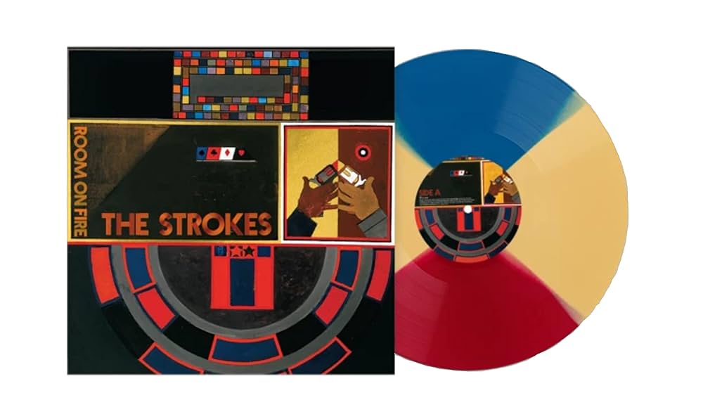 Amazon.com: The Strokes - Room On Fire - Yellow Blue Red Vinyl