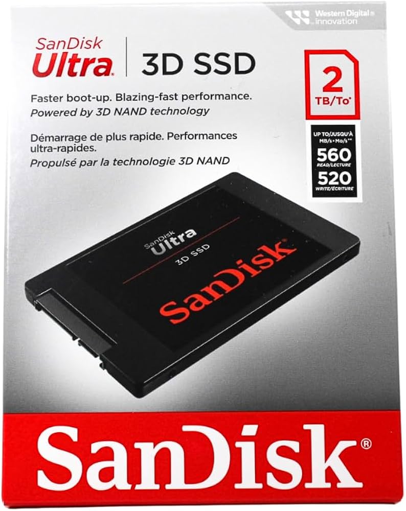 Amazon.com: SanDisk Ultra 3D NAND 2TB Internal SSD - SATA III 6 Gb