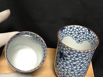 Amazon | 京焼 清水焼 組湯呑 平安孝峰 花柄 湯呑み 2個セット | ノー