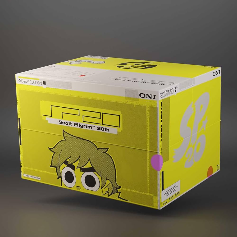 Amazon.com: Scott Pilgrim 20th Anniversary B&W Hardcover Box Set