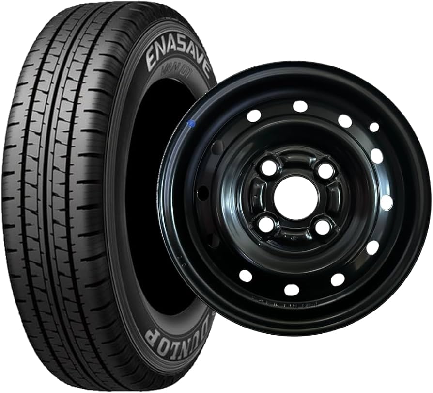 Amazon | 12インチ 4本セット サマータイヤ＆スズキ純正スチール