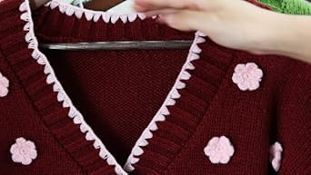 Amazon.com: EZAPINE Womens Floral Cardigan Sweater Chunky Knit