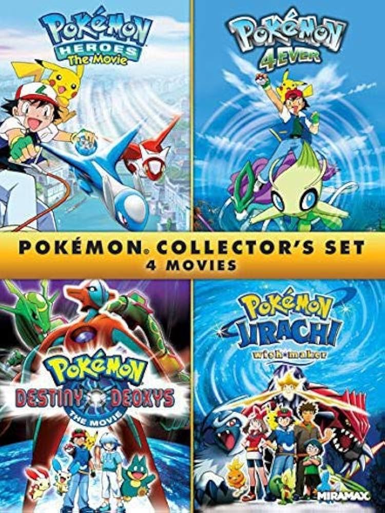 Amazon.com: Pokémon Collectors 4-Film Set [DVD] : POKEMON