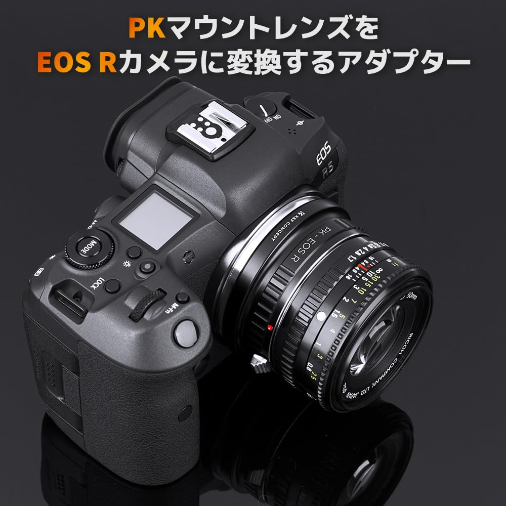 Amazon | K&F CONCEPT マウントアダプター PENTAX対応 Kレンズ-Canon