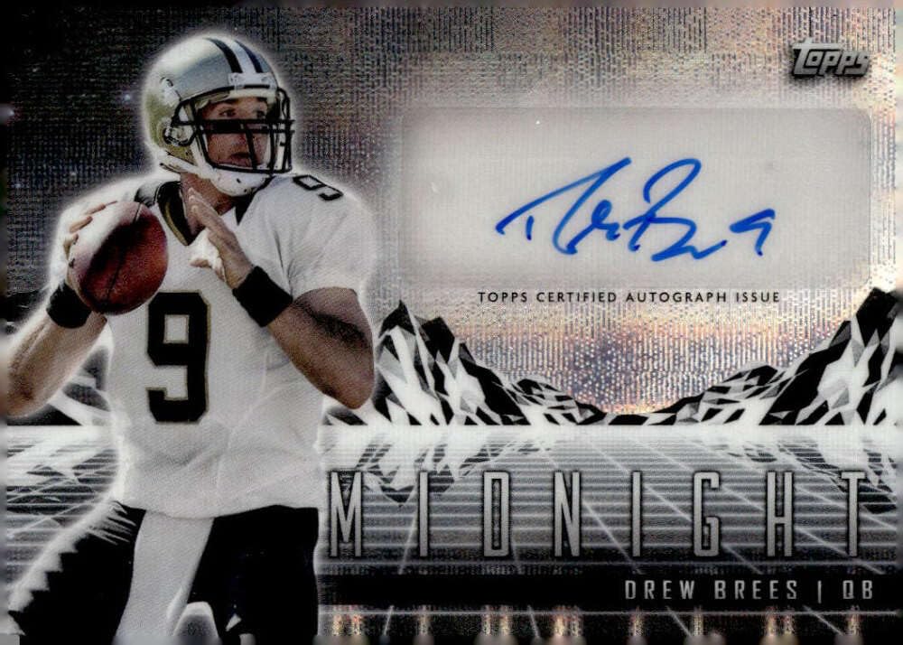 Amazon.com: DREW BREES AUTO 2024 Topps Midnight Collection Horizon