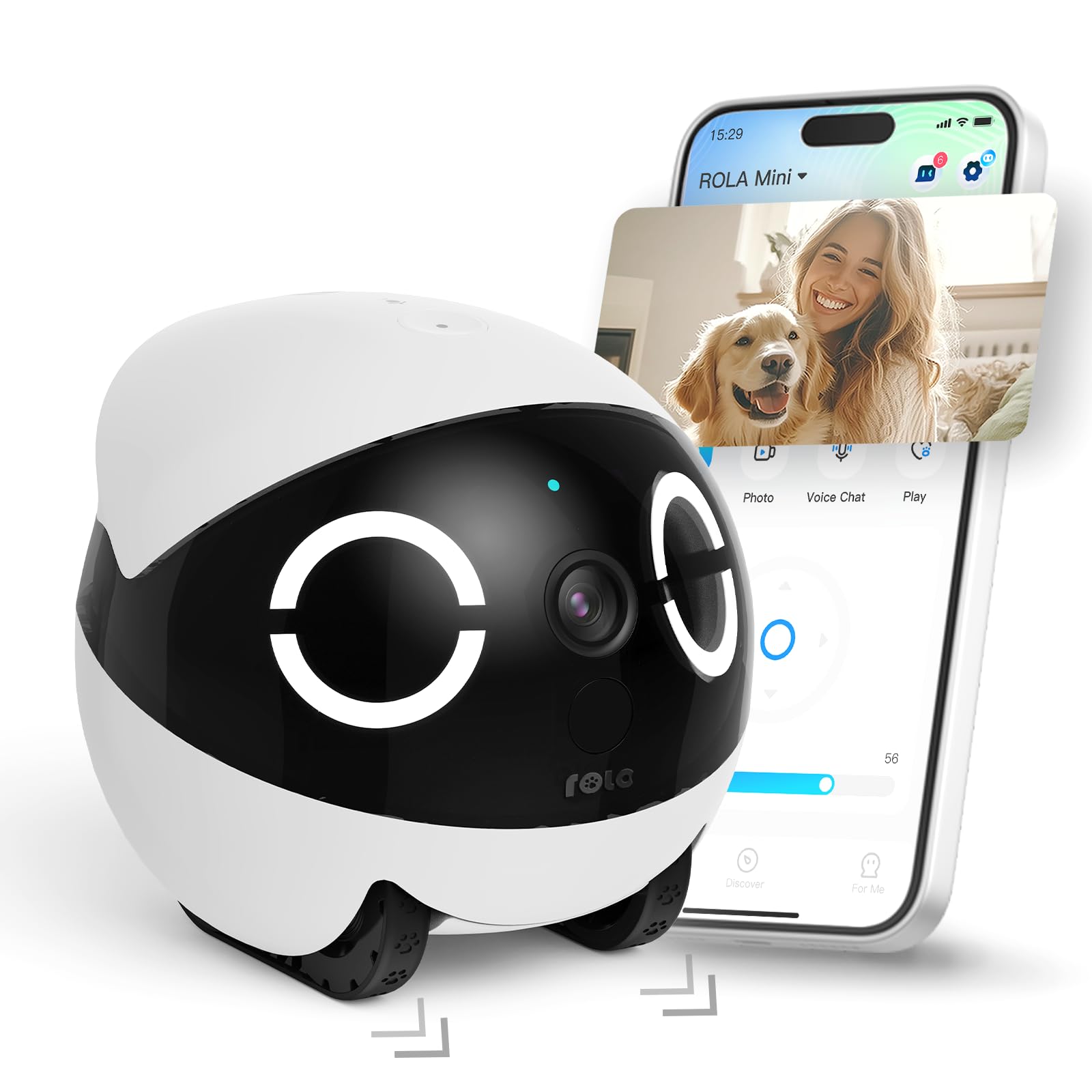 Amazon.com: Enabot EBO SE 1080P Movable Camera + ROLA Mini 2K Pet