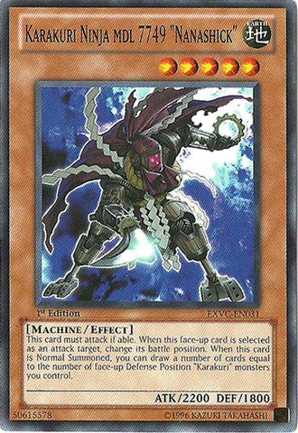 Amazon.com: Yu-Gi-Oh! - Karakuri Ninja MDL 7749 Nanashick (EXVC