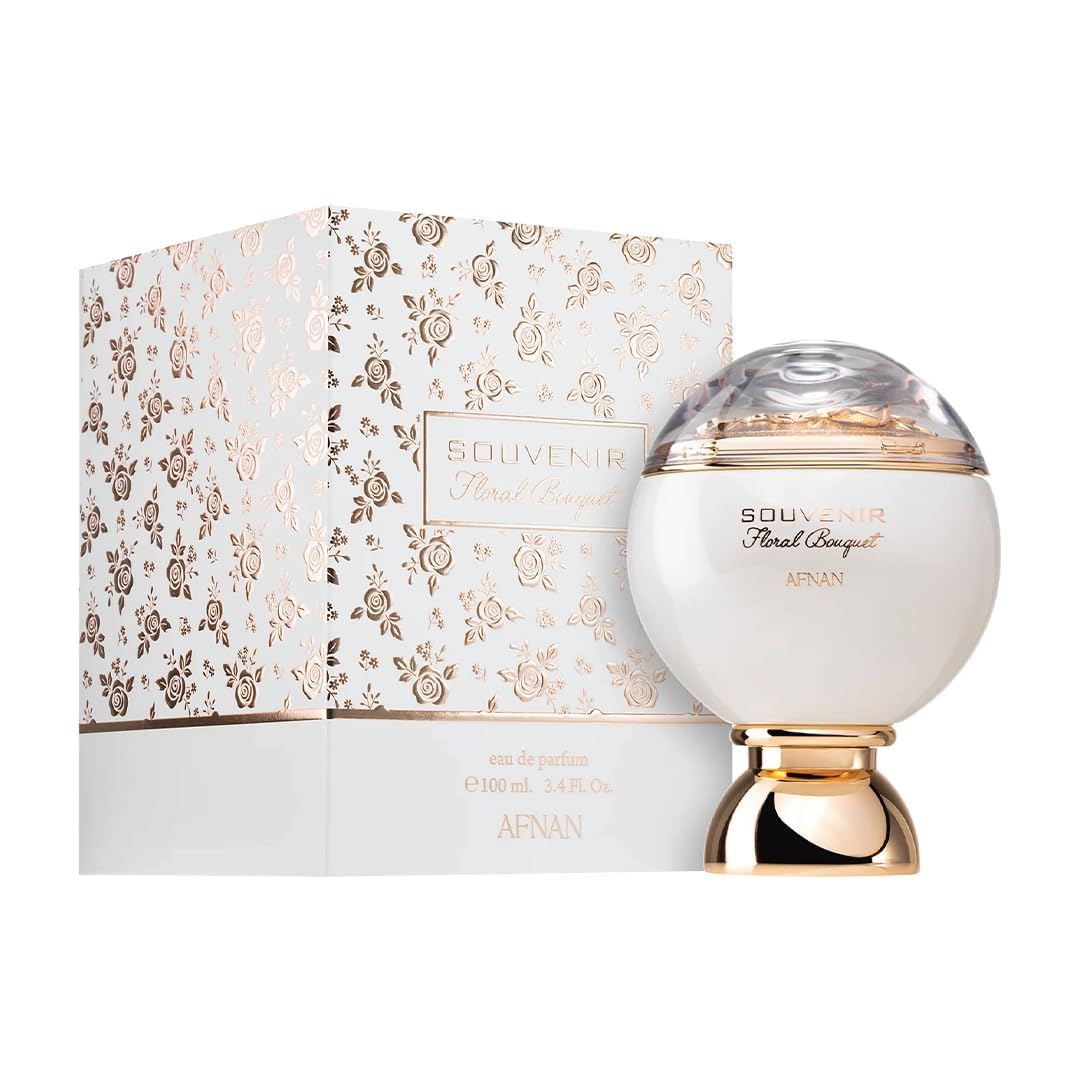Amazon.com: Afnan Souvenir Floral Bouquet for Women Eau de Parfum