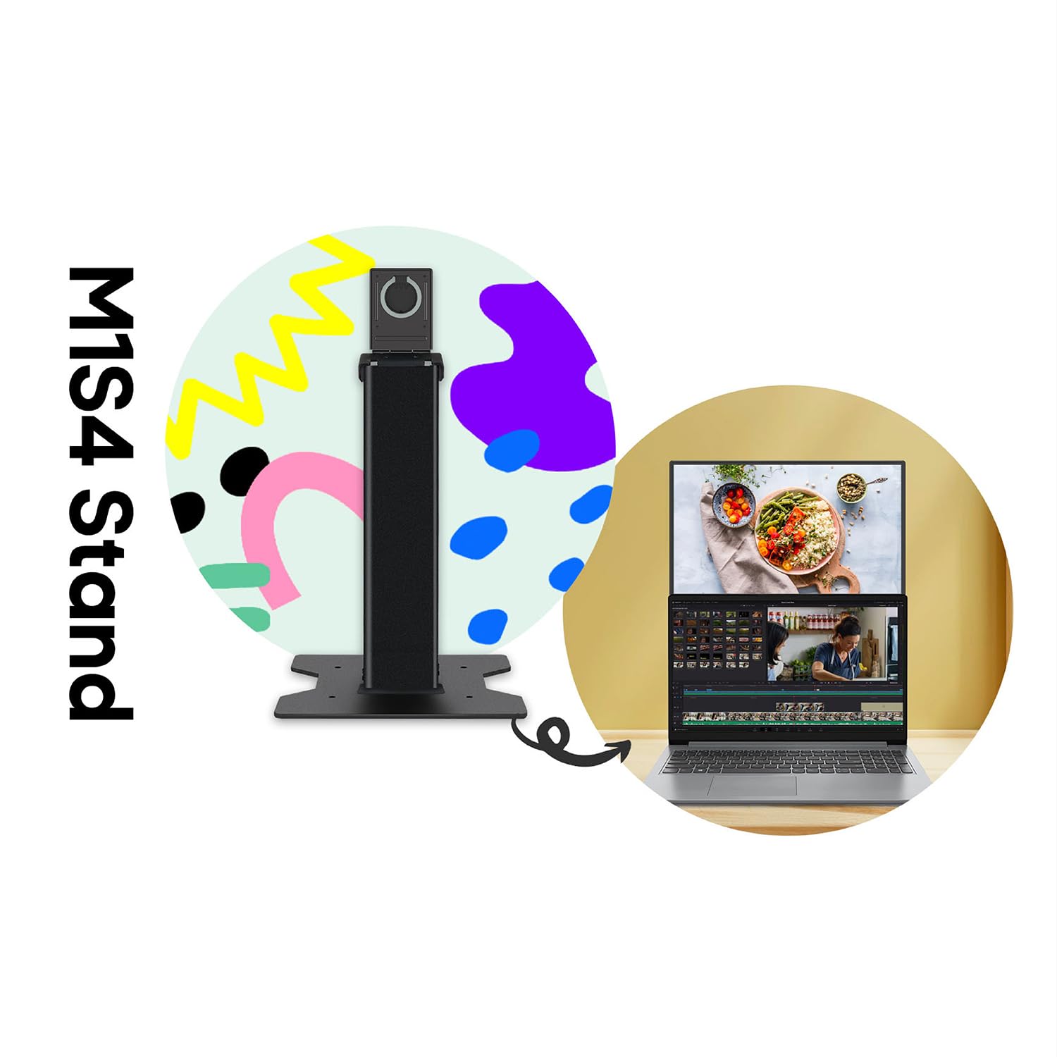 Amazon.co.jp: GeChic Corporation モバイルモニター M1S4スタンド