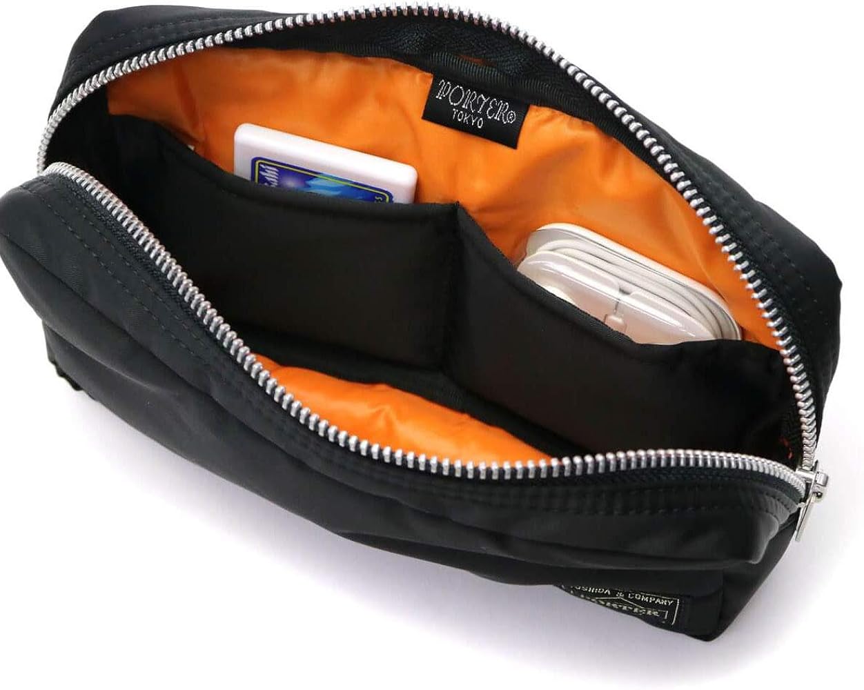 Amazon.com: Porter Tanker Pouch 622-67327 Silver Gray/11, silver