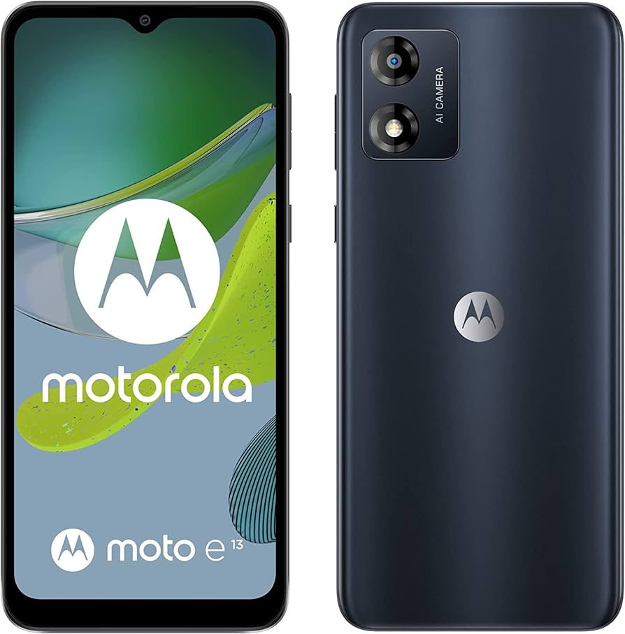 Amazon | Motorola Moto E13 デュアルSIM 64GB ROM + 2GB RAM