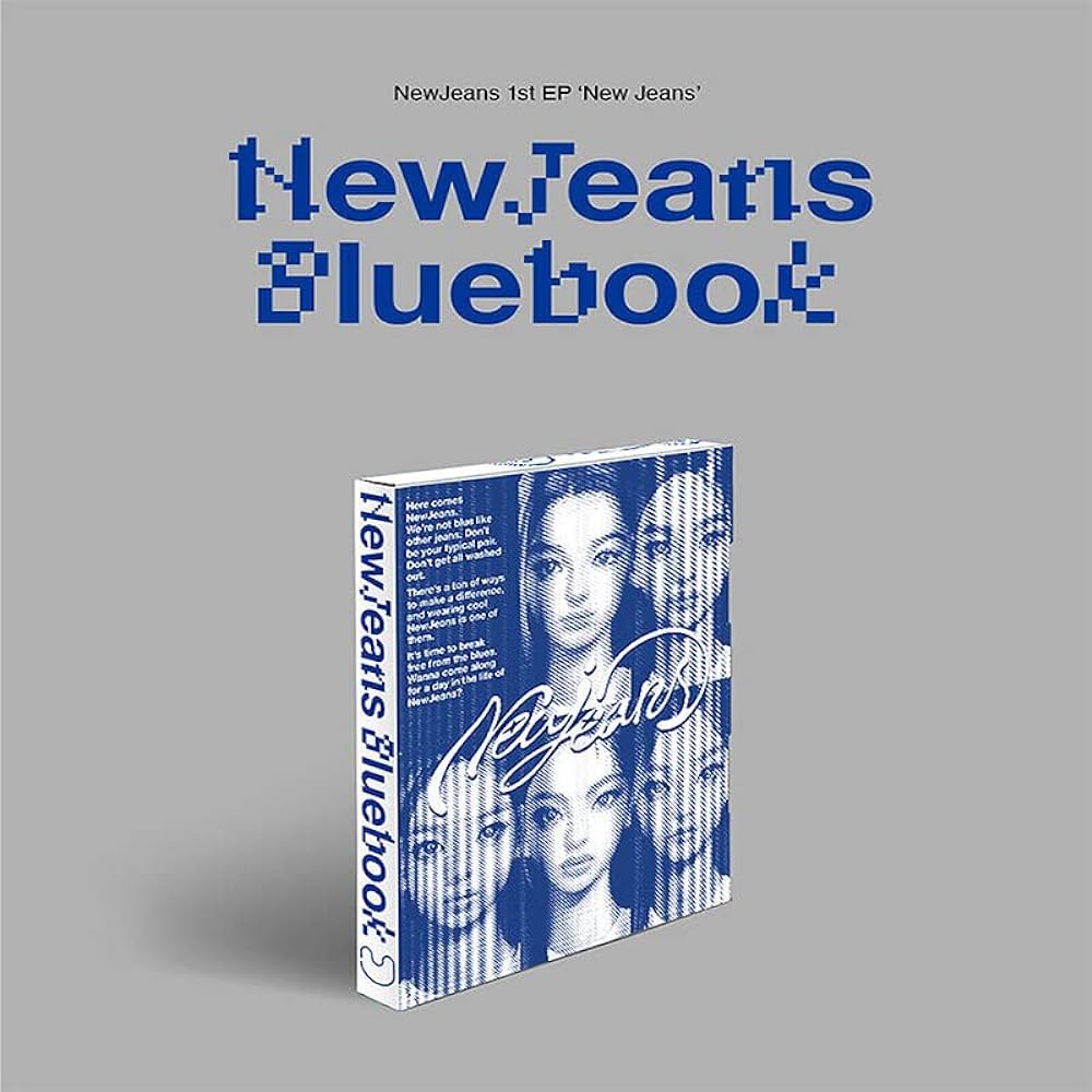 NEWJEANS, NEW JEANS - ( Blue Book Version ) NEWJEANS NEW JEANS 1st