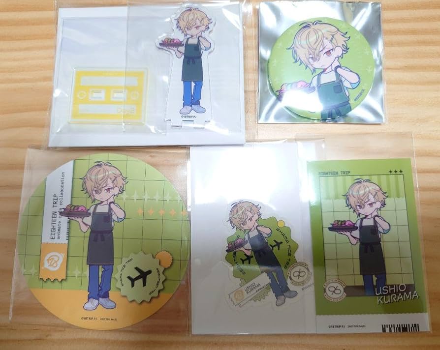 Amazon.co.jp: 18TRIP エイトリ 久楽間潮 グッズ5点 : おもちゃ