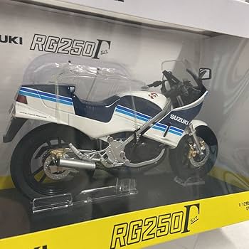 Amazon | アオシマ 1/12 SUZUKI RG250Γ ブルー×ホワイト スズキ ガンマ