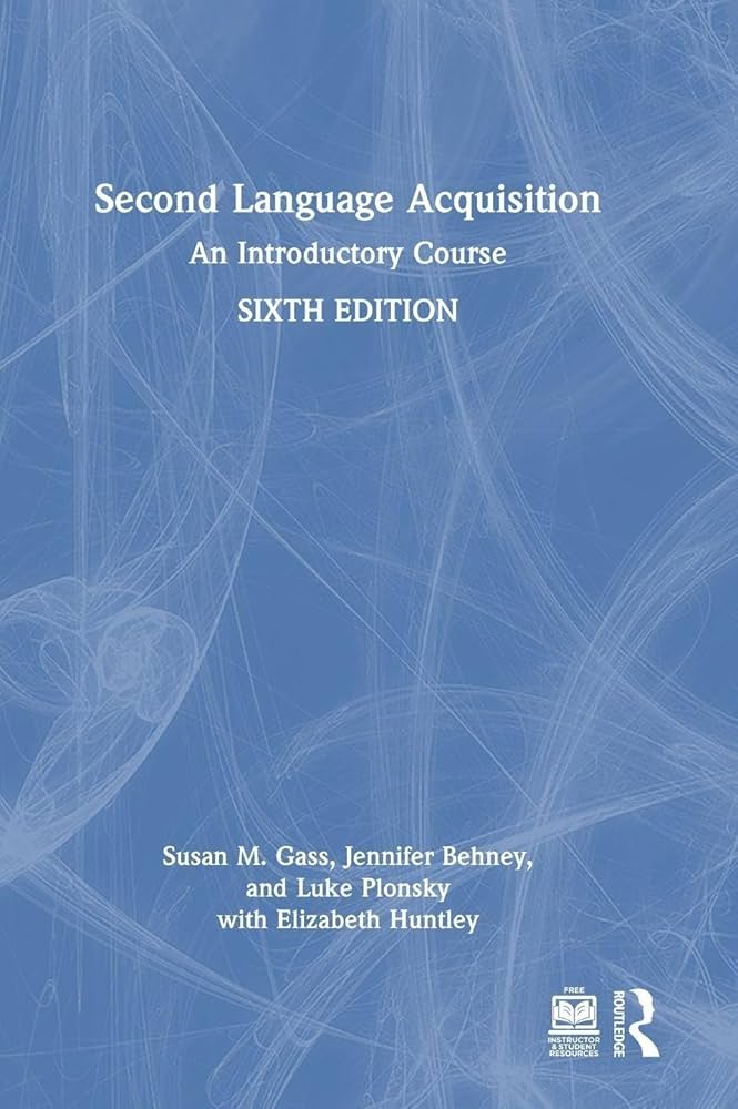Amazon.com: Second Language Acquisition: 9781032792392: Gass