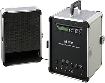 Amazon | TOA 移動用PAアンプ 20W スピーカー付 KZ-25A | PAセット