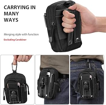 Venzina® Tactical Waist Bag for Men, Oxford Cloth Mobile Pouch