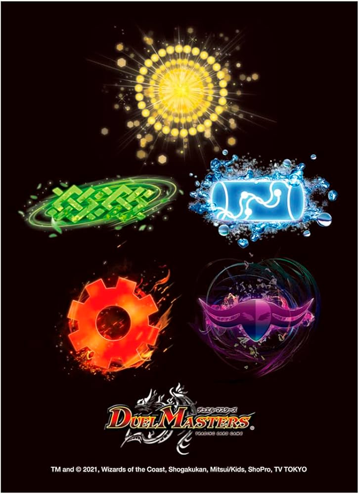 Amazon | デュエル・マスターズ DXカードスリーブ 5大文明ver
