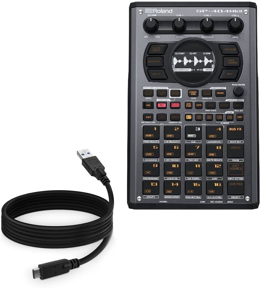 Amazon.com: BoxWave Cable Compatible with Roland SP-404 MKII