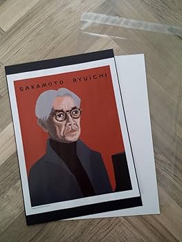 Amazon.co.jp: 坂本龍一×竹内俊太郎イラスト 簡単！入れるだけ額装