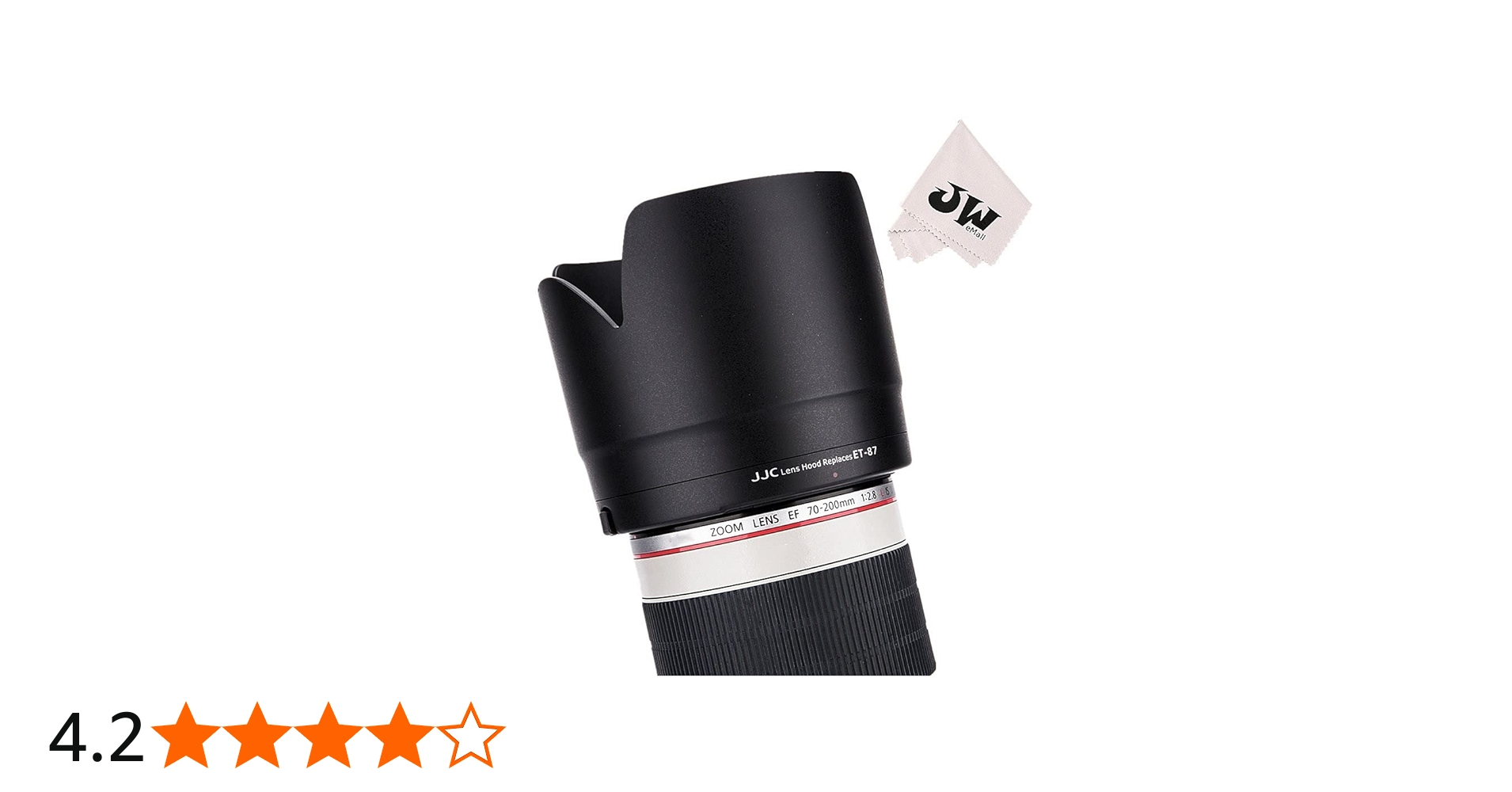 Amazon | JJC 可逆式 レンズフード 黒 花形 Canon EF 70-200 f2.8l IS