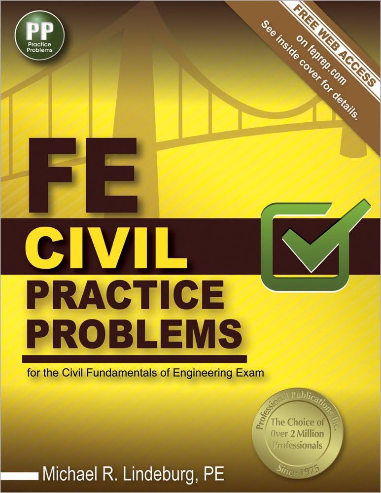 FE Civil Practice Problems: Lindeburg, Michael R.: 9781591264408