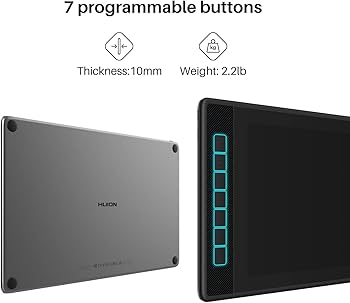 Amazon.com: HUION Kamvas Pro 13 2.5K QHD Graphics Drawing Tablet