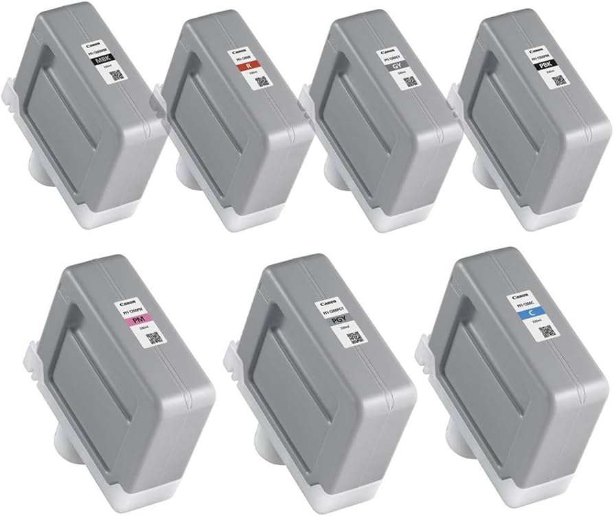 Amazon.co.jp: Canon PFI-1300 330ml 顔料インクタンクキット 一部の