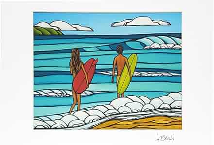 Amazon.co.jp: (ヘザーブラウン)HEATHER BROWN ART PRINT W35.0×H28