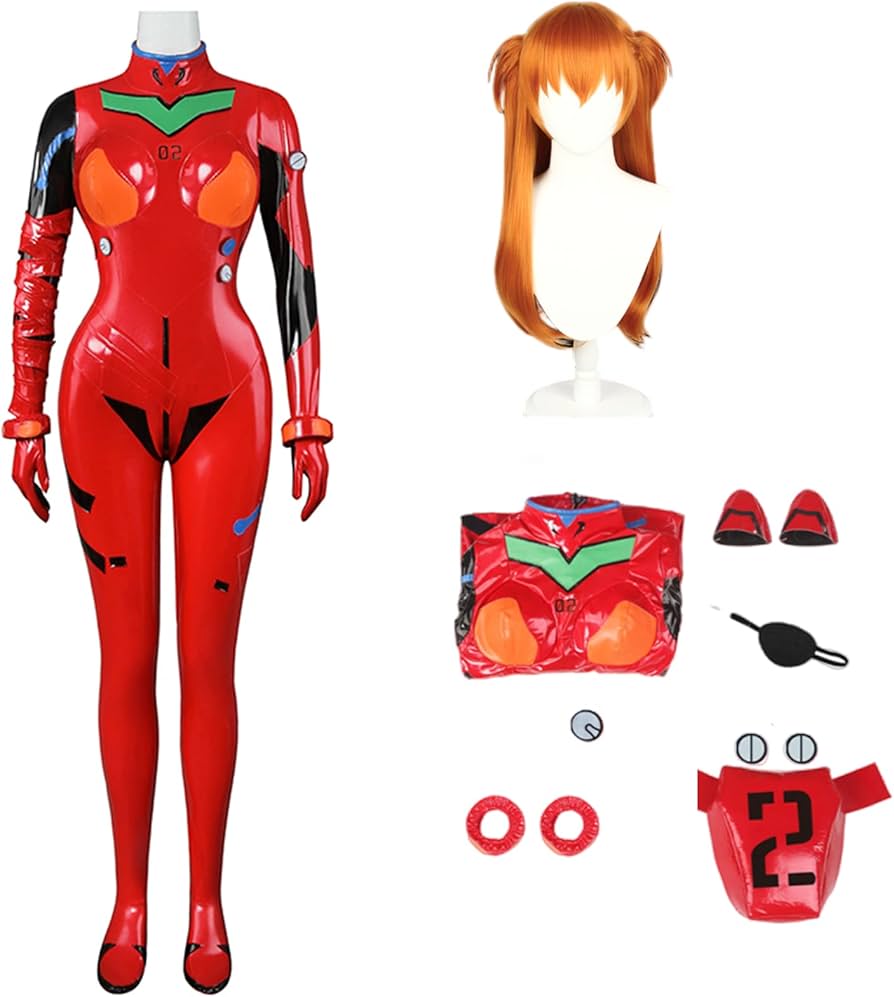 Amazon.co.jp: 新世紀エヴァンゲリオン コスプレ アスカ ワンピース型