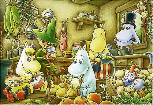 Amazon.co.jp: 1000ピース ムーミン一家のお料理会 AS-1000-173 : おもちゃ