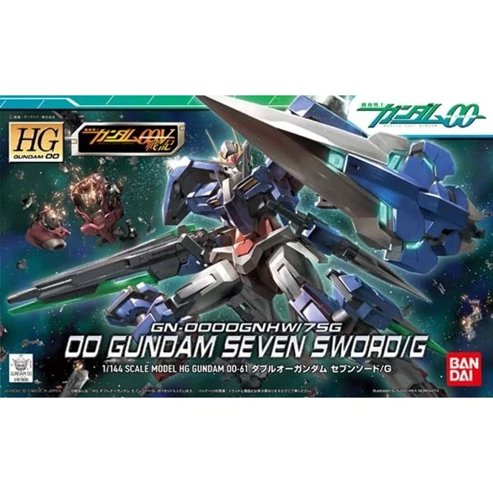 Amazon.com: Bandai 5057935 Hg00 00 Gundam Seven Sword/G 1/144