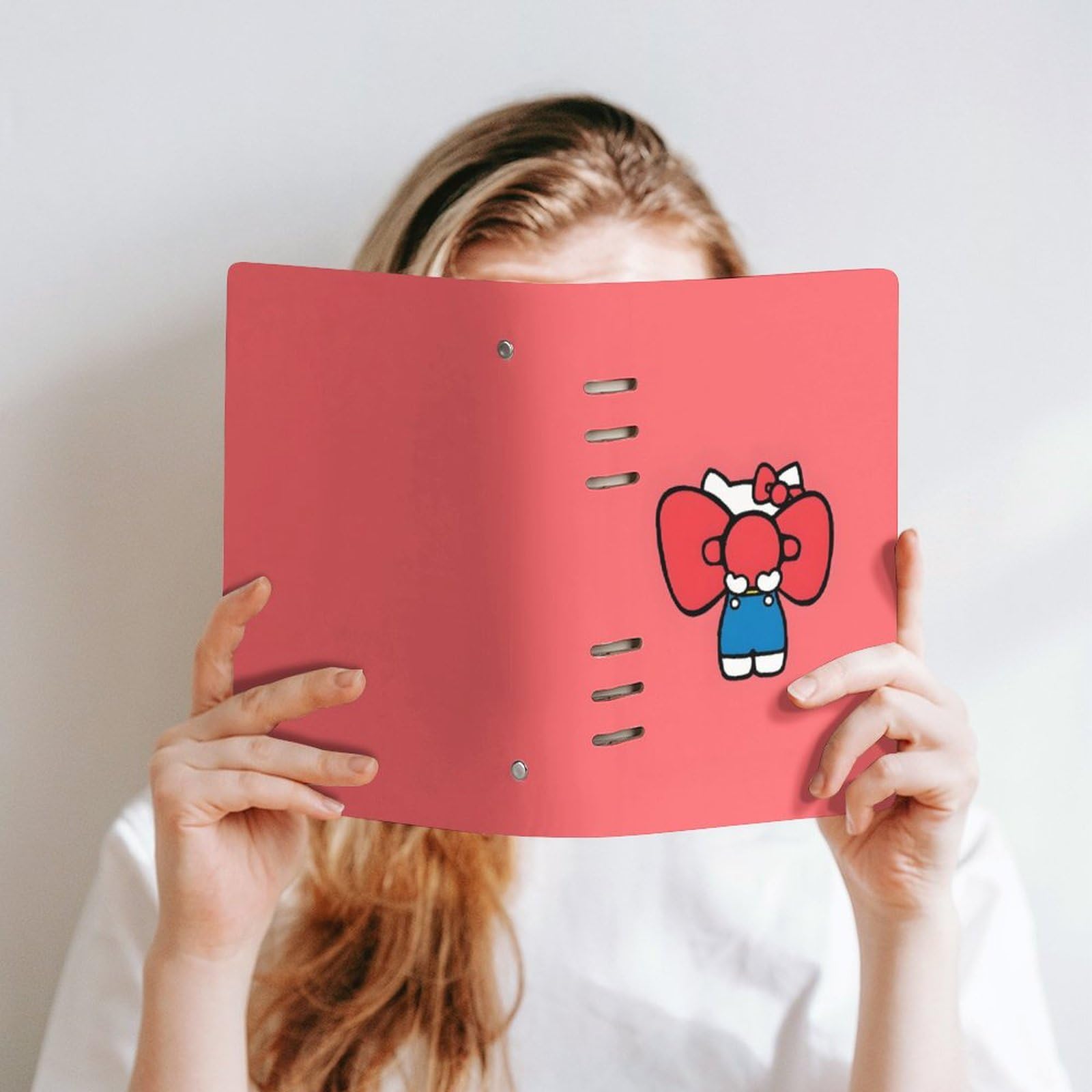 Amazon.co.jp: ハローキティ システム手帳 PU ノートメモ帳 バインダー