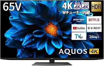 Amazon | シャープ 65V型 4K 液晶 テレビ AQUOS 4T-C65DN1 N-Black