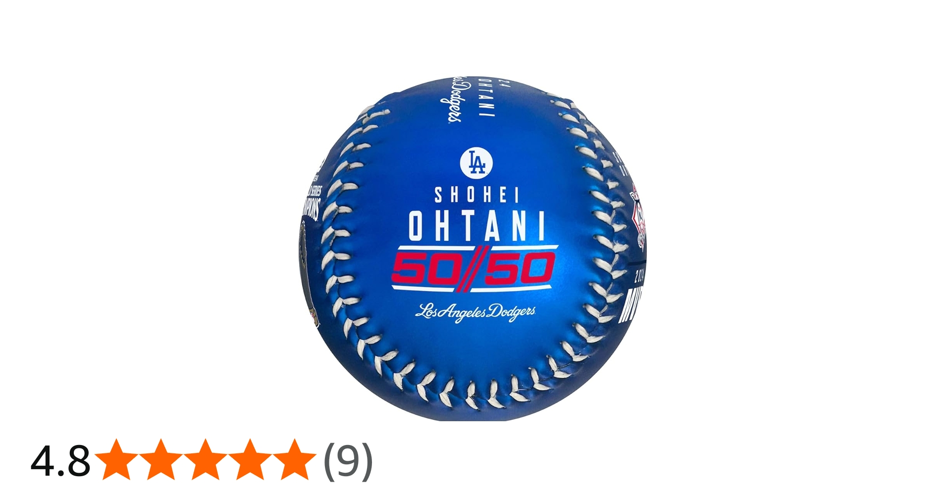 Amazon | 大谷翔平 2024 MVPコレクターズ記念ボール、ブルー、50/50