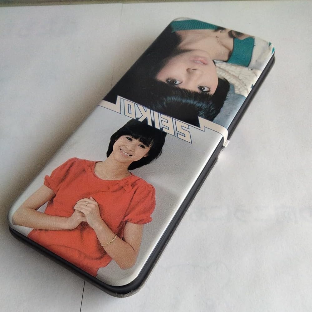 Amazon.co.jp: 約40年前 松田聖子 缶ペンケース 筆箱 カンペン