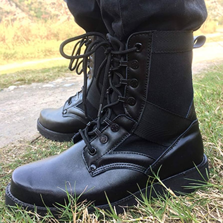 Amazon.com: Men's Combat Boots，Outdoor Work Walking Safety