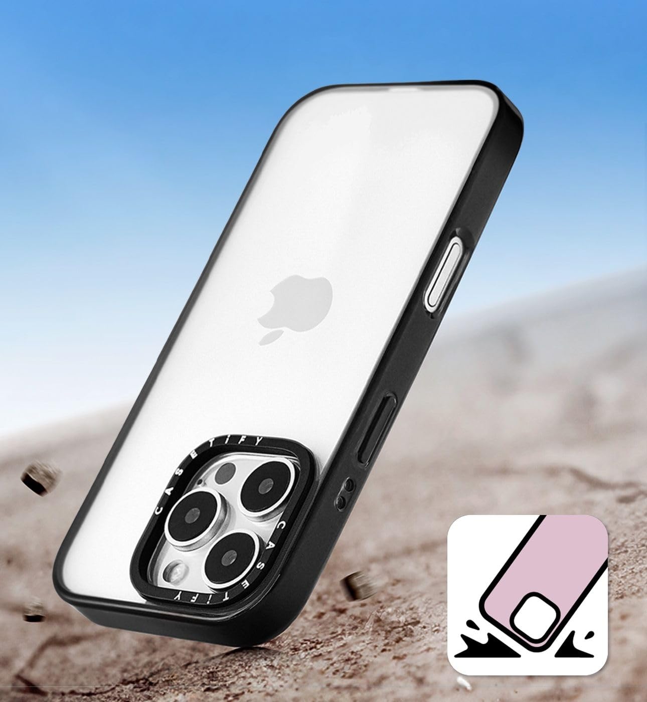 Amazon.com: CASETiFY Compact iPhone 14 Pro Case [2X Military Grade