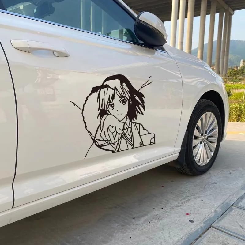 Amazon.co.jp: とある科学の超電磁砲 御坂美琴 車ステッカー カー