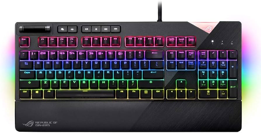 Amazon.co.jp: ASUS ゲーミングキーボード AURA SYNC 対応 USBポート