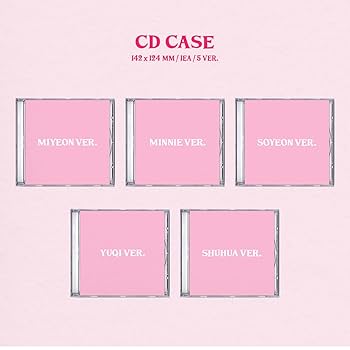 G)I-DLE - 6th Mini Album [I feel] (Jewel Ver. - Random) CD Case +