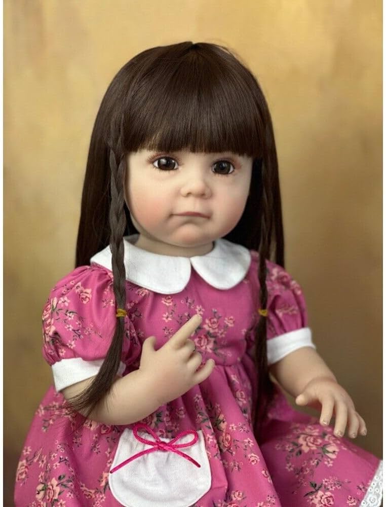 Amazon.co.jp: Meeler リボーンドール 女の子 55cmリアルな 笑顔