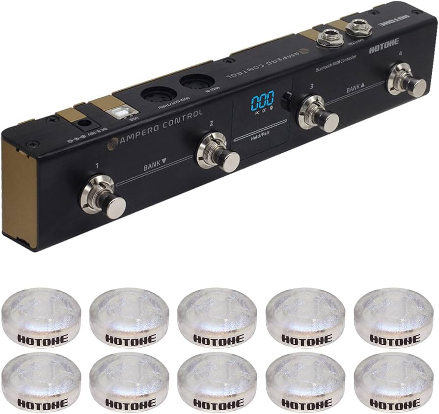 Amazon.com: HOTONE MIDI Foot Controller Pedal Bluetooth Ampero