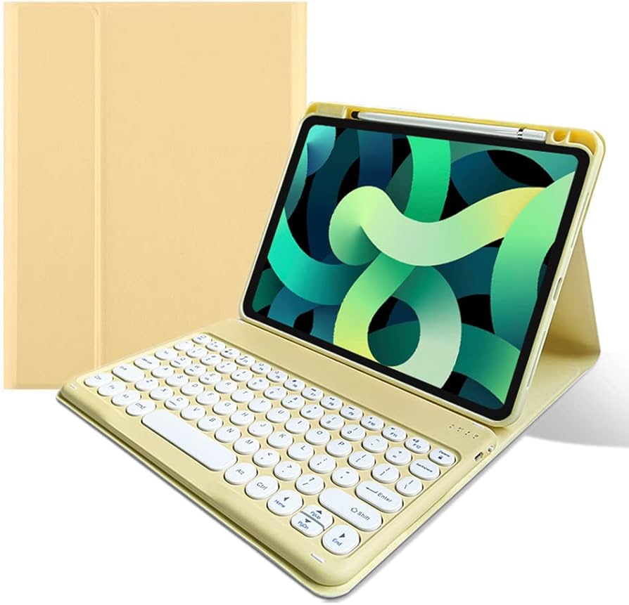 iPad (10.5) ゴールド+Apple Pencil +キーボードケース iPad (10.5