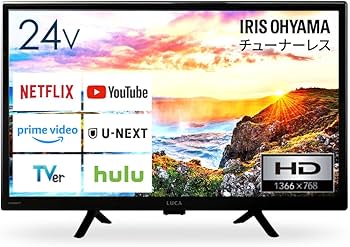Amazon.co.jp: アイリスオーヤマ テレビ チューナーレス 24インチ