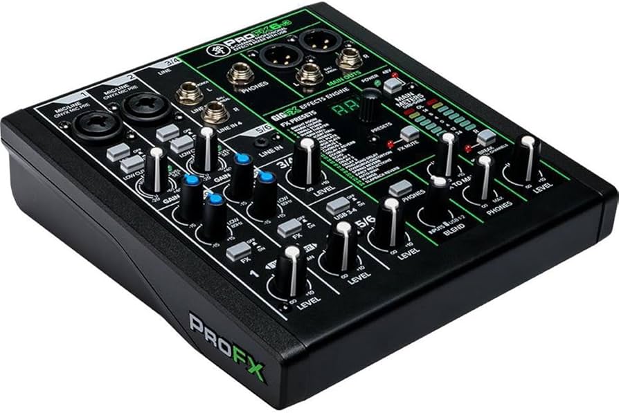 Amazon.com: Mackie ProFX6v3 6-Channel Professional Analog Mixer