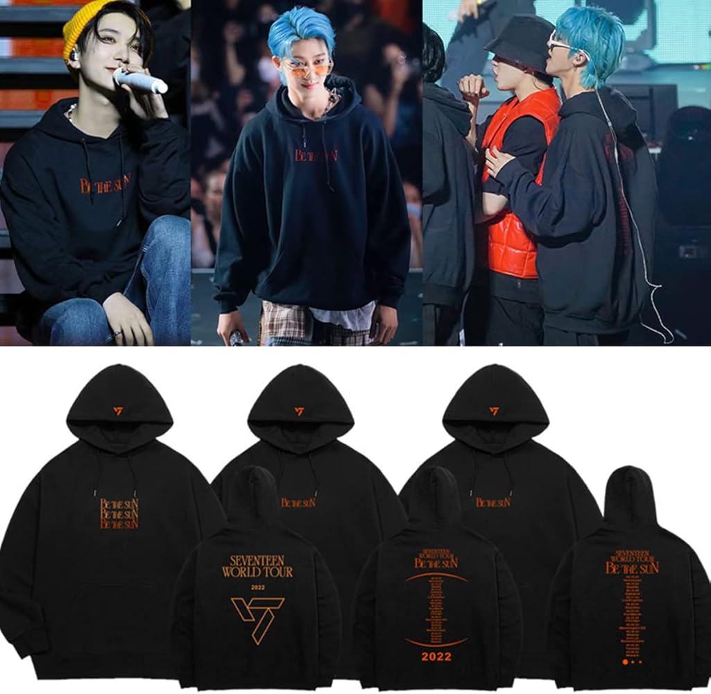 Amazon.com: Thyoeun Seventeen Be The Sun Hoodie Merch World Tour
