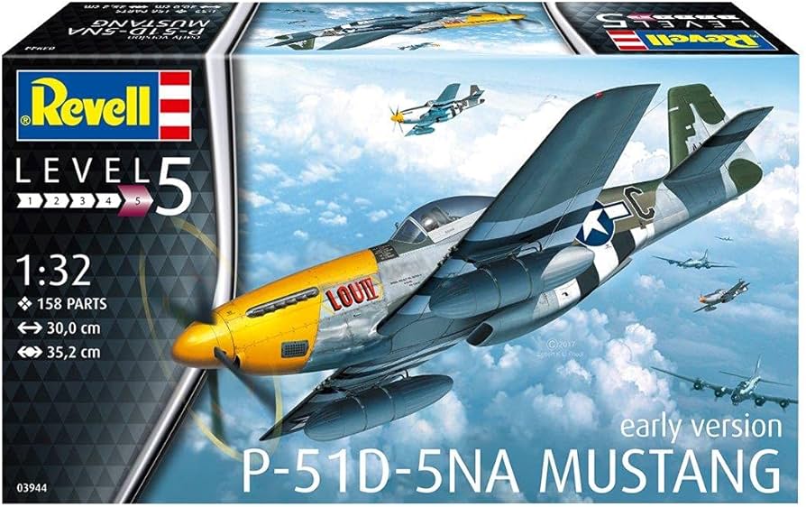 Amazon | ドイツレベル 1/32 アメリカ陸軍 航空隊 P-51D ムスタング
